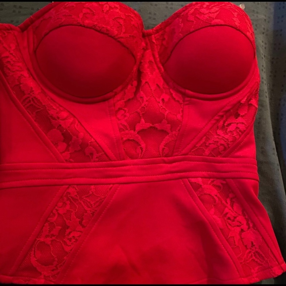Charlotte Russe corset bustier
